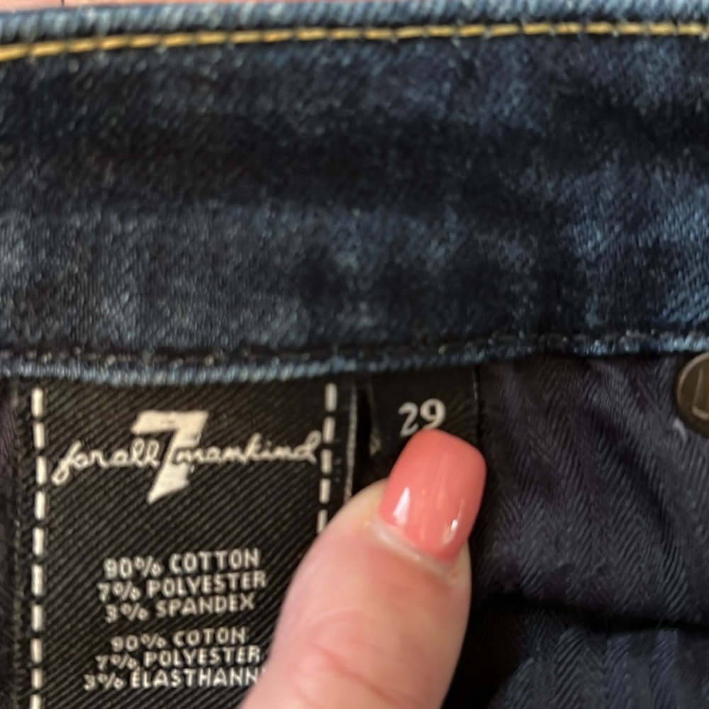 7 For All Mankind Straight Leg Jeans - Picture 5 of 8